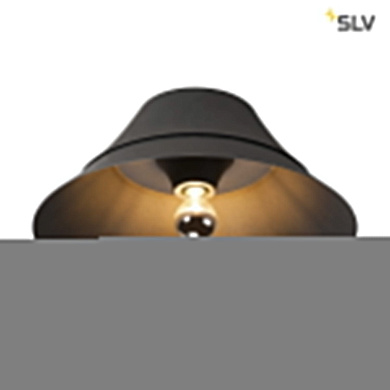 накладной потолочный светильник черного цвета с широким отражателем