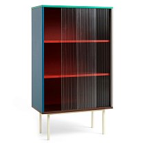 Colour Cabinet Tall, Valchromat, многоцветный / стеклянные двери
