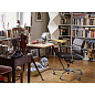 4055737328275 Soft Pad Vitra Кресло рабочее чёрное на колёсах с регулировкой — фото 1