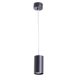 A1516SP-1BK Arte Lamp CANOPUS подвесной светильник цилиндрический чёрного цвета