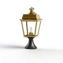 Place des Vosges 1 Tradition N° 6; Clear glass E27 105W; Tinted lacquered brass