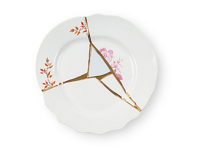 Kintsugi Фарфоровая десертная тарелка Seletti PID323450