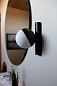 Contur 15 IP44 Black/White Globen Lighting настенный светильник для ванных комнат — фото 2