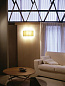 COMWB08 Santa & Cole Comodín COMODÍN STRUCTURE CHROME-PLATED. LAMPSHADE WHITE LINEN Накладное бра белый — фото 3