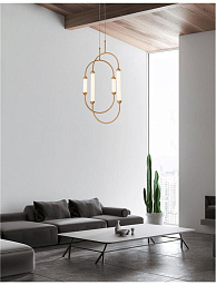 9862872 Nova Luce Zimba подвесной светильник с кольцевой конструкцией