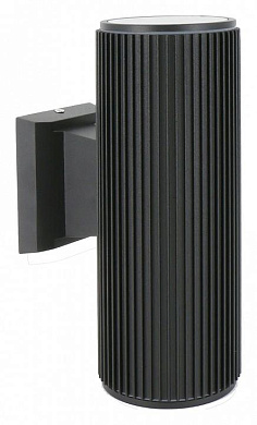 уличный настенный светильник с вертикальным цилиндрическим корпусом IP54