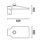 EX14 Street iGuzzini Pole-mounted system - ST1 optic -  Neutral White - DALI - ø 46-60-76mm - Zhaga