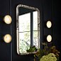 Потолочный светильник Arteriors Louisa, винтажное серебро и белый оникс — фото 1