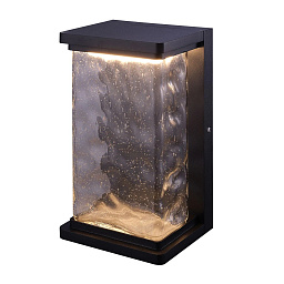 A2313AL-1BK Arte Lamp ATLANTIS уличный настенный светильник черного цвета с матовым стеклом