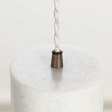 Marble Plate Pendant White by Nellcote подвесной светильник Sonder Living 1007246