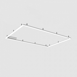 Alphabet of light PL rectangulare 120x180 Artemide Alphabet потолочный светильник прямоугольной формы с интегрированной рамой света