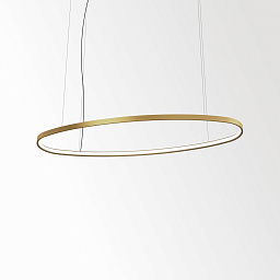 SUPERLOOP HC SBL OVAL M 930 FG Delta Light SUPERLOOP подвесной светильник овальной формы золотого цвета