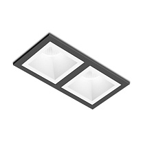 Потолочные светодиодные светильники Led technology KUB MINI 14.30 W 2FW белый + черный