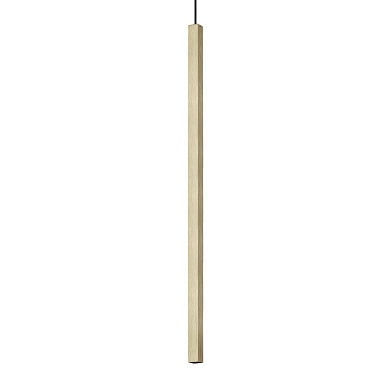 339757 Ideal Lux ULTRATHIN SP D100 SQUARE ON-OFF OTTONE подвесной светильник латунь