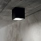 Уличный потолочный светильник Techo PL1 D09 SQUARE Ideal Lux 251578, черный — фото 3