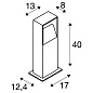 232115 SLV LOGS 40 Pole FL anthracite 3000K IP65 уличный светильник — фото 8