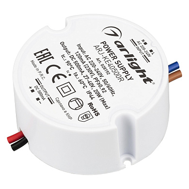 028192 Arlight LED драйвер ARJ-KE40500R (20W, 500mA, PFC)