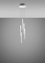 подвесной светильник с алюминиевыми цилиндрическими элементами