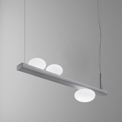 05703LATHXXBB Elesi luce Boma SP 3L LED люстра с диммером серебристый
