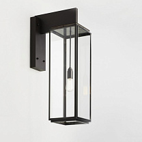 ILFORD WALL ON BRACKET 700 - dark bronze ribbed glass