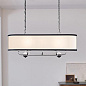 Heddle 8 Light Linear Chandelier Textured Black люстра 52467BKT Kichler — фото 5
