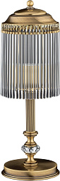 FIO-LG-1(P) Kutek Fiore настольная лампа с продолговатым рифлёным стеклянным плафоном