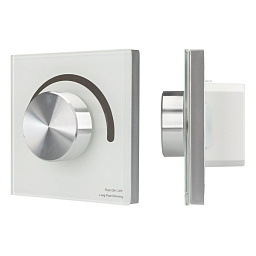 028432 Arlight Панель SMART-P98-DIM-G-IN White (230V, 1.5A, 0/1-10V, Rotary, 2.4G)
