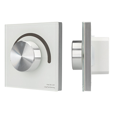 028432 Arlight Панель SMART-P98-DIM-G-IN White (230V, 1.5A, 0/1-10V, Rotary, 2.4G)