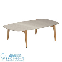 СТОЛИК TEA TIME 120X65CM CERAMIC TAUPE GREY Royal Botania