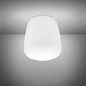 F07E11 01 Fabbian Lumi Baka PL LED потолочный светильник из выдувного стекла со светодиодами белый — фото 1