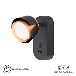 A8026AP-1BK Arte Lamp AMAKS бра