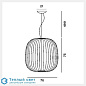 Spokes 2 подвесной светильник Foscarini 2640072R1-55 — фото 6