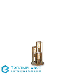 3399 Moretti Luce Cubic торшер с декоративной решетчатой стойкой и открытым источником света