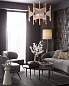 8148 Kitts Chair Mineral Grey Leather Arteriors мягкое сиденье — фото 1