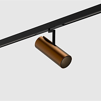 holon 60 directional, on-track 48V, deep recessed louvre, brushed bronze