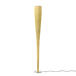 FN111003R3_55 Foscarini Mite торшер с конической стойкой и направленным вверх светом золотистого оттенка