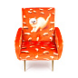 Seletti wears Toiletpaper Тканевое кресло с подлокотниками Seletti PID403086