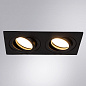 A2168PL-2BK Arte Lamp Tarf точечный встраиваемый светильник GU10 2х35W — фото 1
