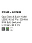 602202 POLO Novaluce светильник для ванной комнаты E14 2x40W IP44