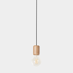 71-8486-93-05 Leds C4 Contrast подвесной светильник с деревянным абажуром куполообразной формы