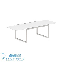РАЗДВИЖНОЙ СТОЛ NINIX 100X150/270 БЕЛАЯ КЕРАМИКА Royal Botania