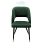 112065 Dining Chair Cipria roche green velvet Eichholtz