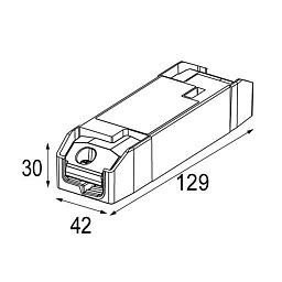 12407130 Modular Accessories светодиодный блок питания 300–1050 мА 16–36 В