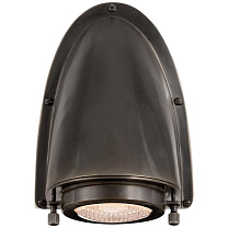Grant Small Sconce бронза с промышленным призматическим стеклом