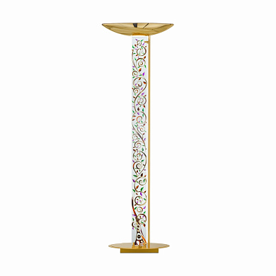 торшер с цилиндрическим абажуром