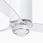 32034WW-9 Faro TUBE FAN люстра-вентилятор SMART WIZ со светом 17W белый матовый Ø1280 3 лопасти — фото 2