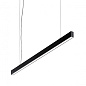 BZRL1720G15DNE Nemo Zirkol Linear Bi SP M подвесной линейный светильник с двойным направлением света чёрный — фото 1