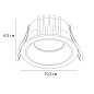 A3314PL-1WH Arte Lamp Chess точечный встраиваемый светильник LED 1х15W 4000K — фото 3