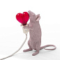 SE15220SV Seletti MOUSE LAMP Standing Love Edition с USB-подключением — фото 1