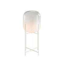 Oda In Between, стекло moonlight white (молочно-белое с прозрачным верхом), белое основание